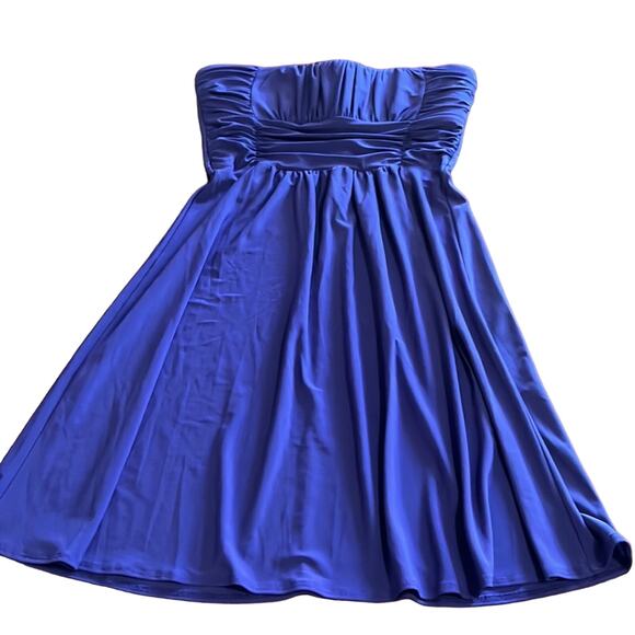 Star Vixen Purple Strapless Knit Dress Juniors Size Small Mini Summer - Picture 1 of 6